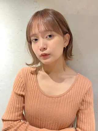 ミディアム 透明感カラー│ レイヤーヘア中居美樹のヘアスタイル