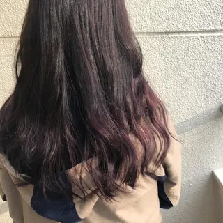 ミディアム カラー ambellir 山本伽椰のヘアスタイル