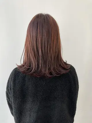 ミディアム カラー 🦄インナーカラー 🦄貫井彩花のヘアスタイル