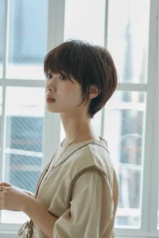 ショート カラー ショート ボブ✂︎ 髙梨  遥のヘアスタイル