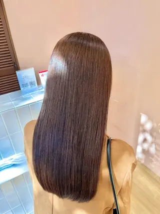 セミロング 韓国style MITSUのヘアスタイル
