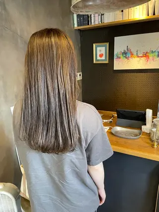 セミロング カラー ヘアアレンジ D.log 大和西大寺店所属・川崎 雅大のヘアスタイル