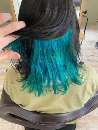 ミディアム カラー Cuore 清尾 浩昭のヘアスタイル