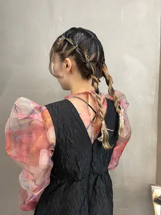 ヘアアレンジ 佐伯 和佳のヘアスタイル