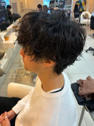 ミディアム カラー パーマ ヘアアレンジ メンズ キッズ 🫧Selene SHOGO🫧のヘアスタイル