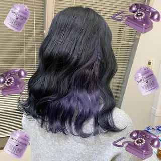 ロング カラー salon village所属・色落ちまで可愛い🧚 心斎橋hikaruのヘアスタイル