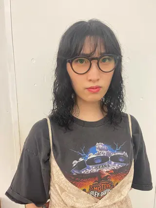 ミディアム 似合わせcut/艶 color🫧ひかりのヘアスタイル