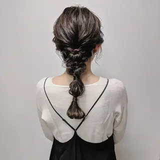 ロング ヘアアレンジ カラー PRIVATE SALON EYES所属・EYES リアのマツエク・マツパデザイン