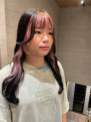 ロング カラー 韓国レイヤー/髪質 改善/縮毛🤍吉田のヘアスタイル