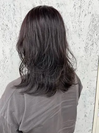 ミディアム ショート/レイヤー/ ツヤ髪/なかちゃんのヘアスタイル