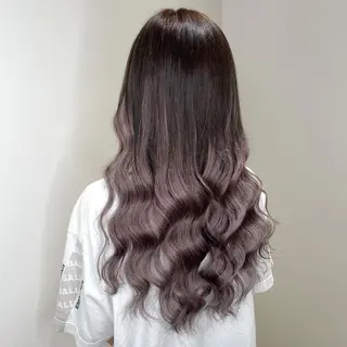 ロング カラー KEISUKE/ ブリーチ🧡エクステのヘアスタイル