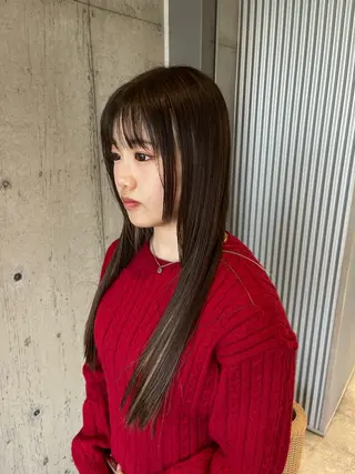 ロング カラー ヘアアレンジ 傷ませないカラー・ ボブ・リクト💥のヘアスタイル