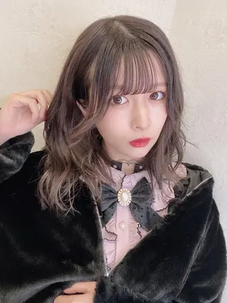 ミディアム sweep天神☁️ ルカ┊透明感カラーのヘアスタイル