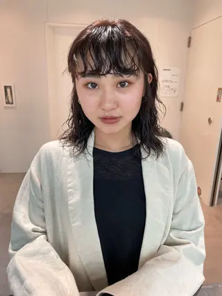 ミディアム パーマ Kouta/似合わせ /パーマ/カラーのヘアスタイル