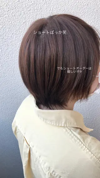 ショート ブリーチ/髪質改善 NYNY大久保のヘアスタイル