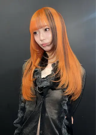 セミロング miku /原宿美容師/y2kのヘアスタイル