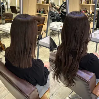 ロング ヘアアレンジ カラー/エクステ 🤍ルナのヘアスタイル