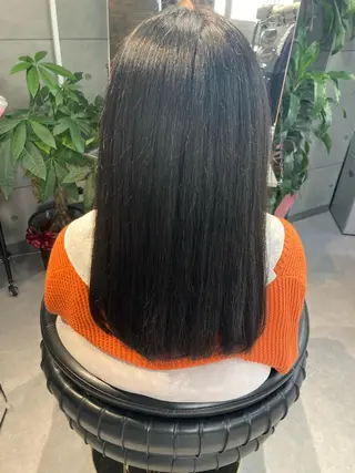 ロング 髪質改善☺︎縮毛矯正 ふじい まりんのヘアスタイル