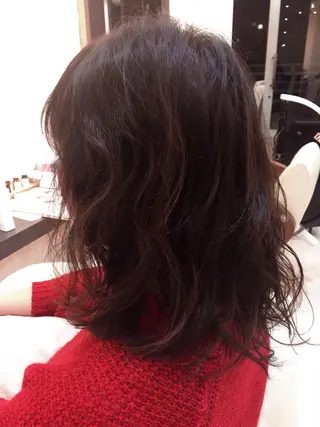 ミディアム パーマ 🌙似合わせ🐈‍⬛ ケア✨又吉のヘアスタイル