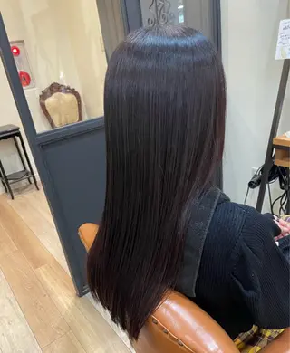 ロング カラー 松尾 遥花のヘアスタイル