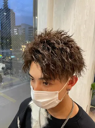 ショート パーマ メンズ 🔥Mackey🔥 メンズ特化型美容師のヘアスタイル