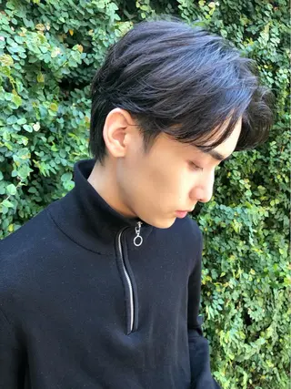 ショート メンズ🍃ナチュラル 韓国風ヘアRENのヘアスタイル