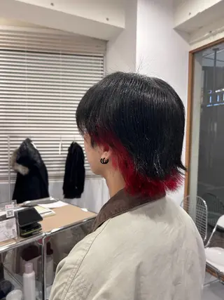 ショート カラー レイヤーカット🐺 hina🩶のヘアスタイル