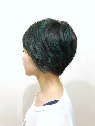 ショート カラー hair gladness WORLD所属・吉田 幸司のヘアスタイル