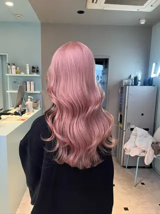 ロング カラー ブリーチカラー 🩵MIZUKIのヘアスタイル