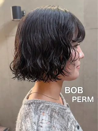 ショート パーマ 大橋 芽衣のヘアスタイル