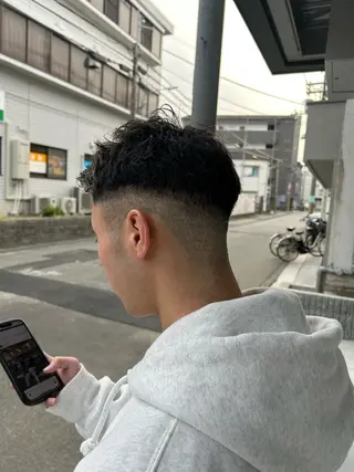 メンズ 岩田 陸のヘアスタイル