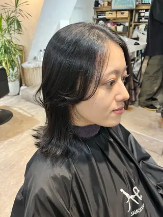 ミディアム 新宿デザインカット 👶RENAのヘアスタイル