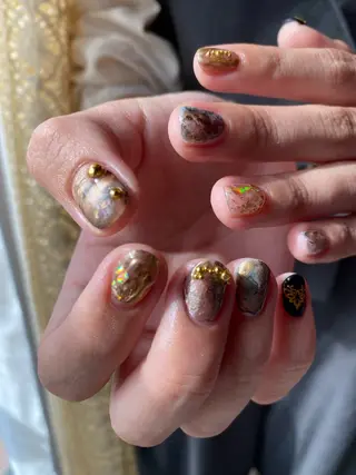 ネイル NICO nail　三軒茶屋店　ネイル＆アイラッシュ所属・oichan 𖦹°‧のネイルデザイン
