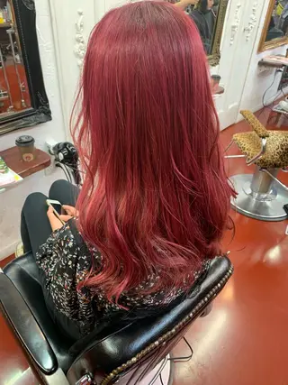 ロング カラー ピンクベージュ/新潟 万代/高橋桃葉🍑のヘアスタイル