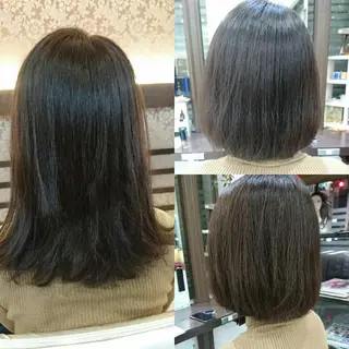 ミディアム 【似合わせカット 特化】CHIKAのヘアスタイル