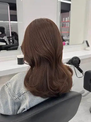 ロング カラー トレンドカラー🩵 羽衣🎀横浜🪄ྀིのヘアスタイル