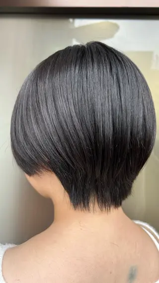 ショート ❄️艶カラー/レイヤ ー/ボブ/mao❄️のヘアスタイル