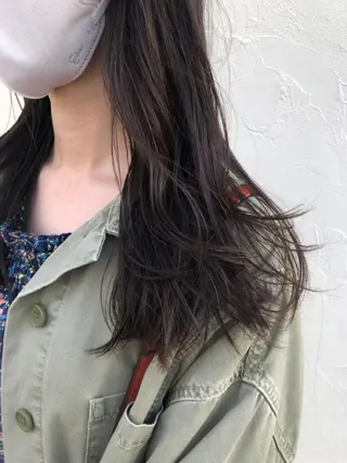 セミロング カラー パーマ ヘアアレンジ 【ツヤ髪美容師】 ツダケイスケのヘアスタイル