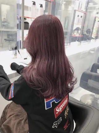 カラー 上野BABY💞 高発色暖色カラー💞のヘアスタイル