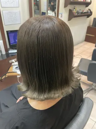 ミディアム カラー 髪質改善ioLu 伊藤サダキのヘアスタイル