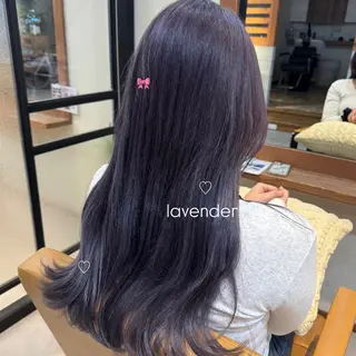 ロング カラー Revie  hair所属・Hiyori/矢場町 ブリーチ/透明感のヘアスタイル
