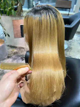 ロング パーマ 北花田美容師🍃村尾 光太/むらのヘアスタイル