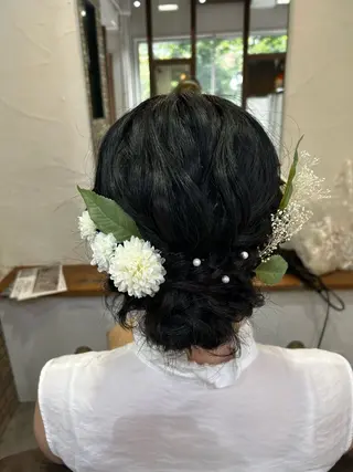 ロング ヘアアレンジ 🦄HITOMI 🦄MEMEのマツエク・マツパデザイン