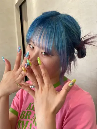 カラー たけむら はなのヘアスタイル