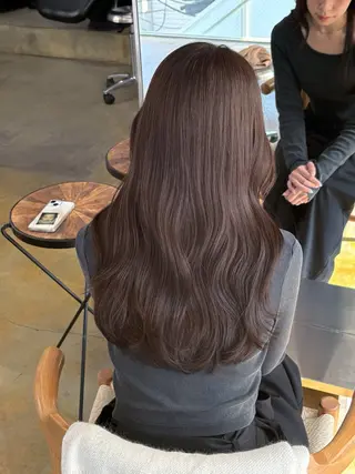 ロング mihiro 美優のヘアスタイル