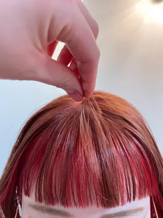 ミディアム カラー パーマ 💖美髪改善💖 辻未侑のヘアスタイル