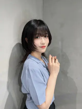 ミディアム 🐺立川のウルフ屋 さん🐺おかみ🐺のヘアスタイル