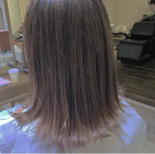 ミディアム カラー 髪質改善色素改善特化 keiのヘアスタイル