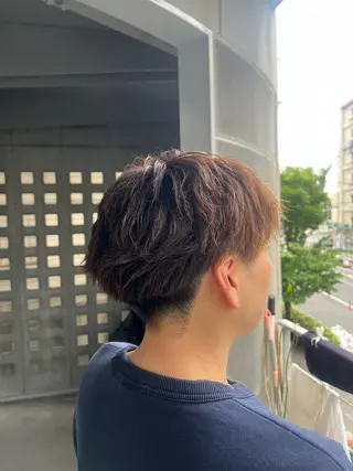 メンズ 羽根 ひなののヘアスタイル