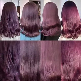 ロング カラー 透けるやわらか艶髪♡ ナチュラルストレートのヘアスタイル